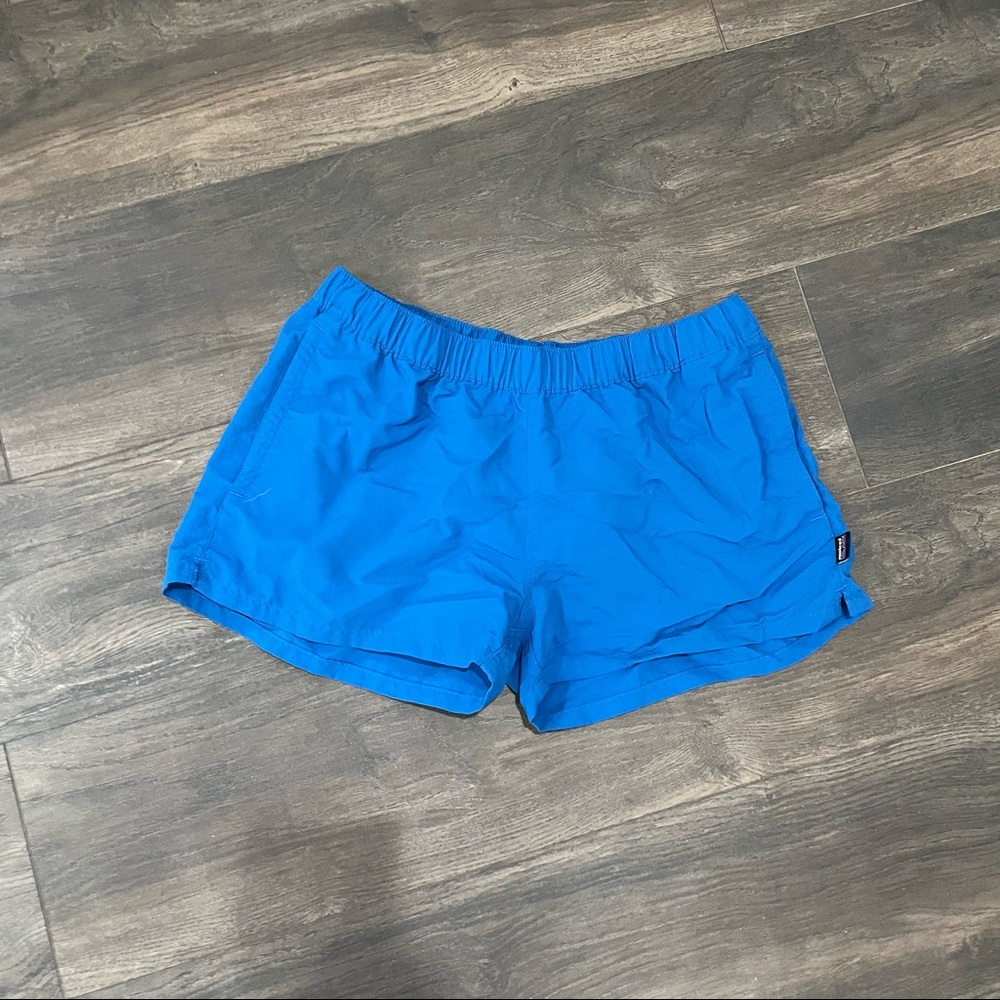 Patagonia Barely Baggies 2.5" Swimming Trunks Shorts Women’s Blue Nylon Medium